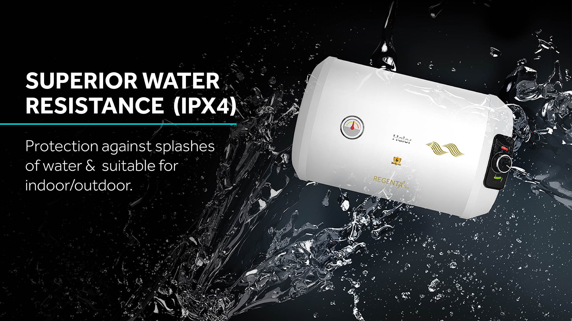 Haier 15L Cylindrical 4 Star Water Heater ES15V-PRECIS Slim: Product feature